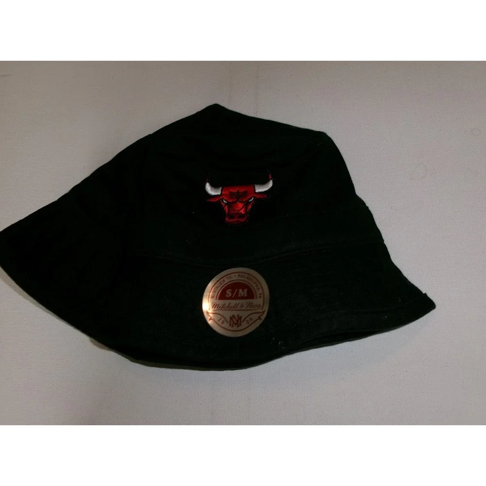 CHICAGO BULLS FLOPPY BUCKET BEACH GOLF 00S Y2K HAT CAP VINTAGE DEATOCK H3
